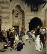 Arab or Arabic people and life. Orientalism oil paintings 176